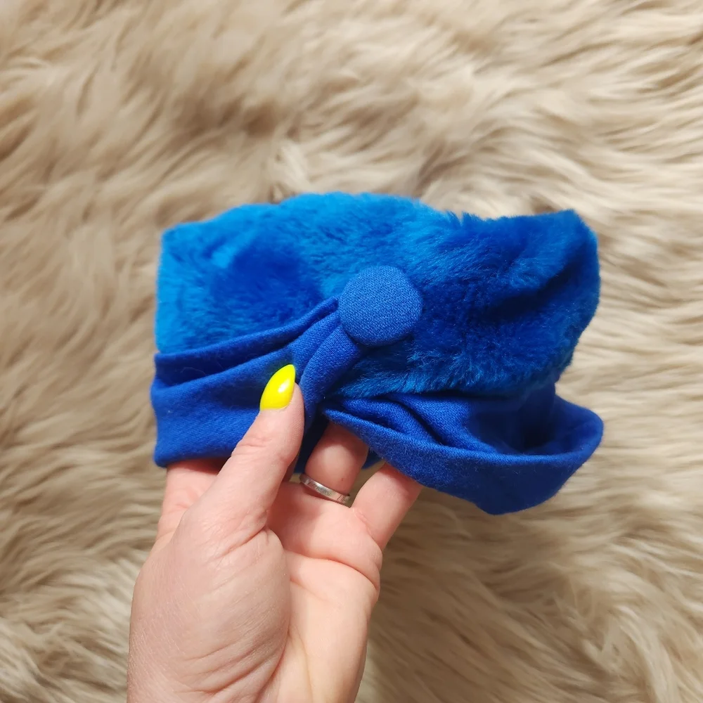 Vintage Union Made 1960s Mod Hat Blue‎